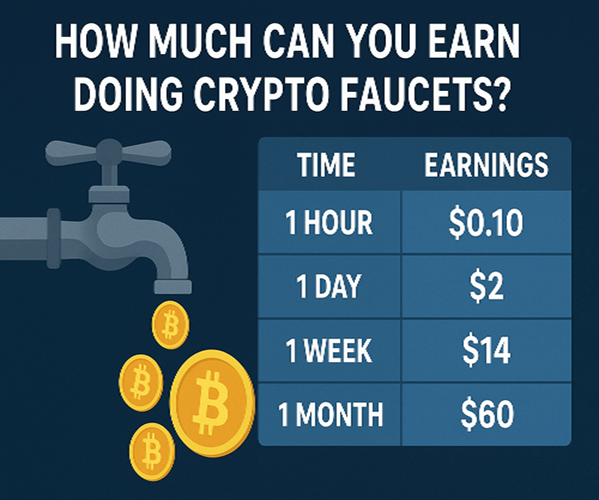 How Much Can You Earn Doing Crypto Faucets?